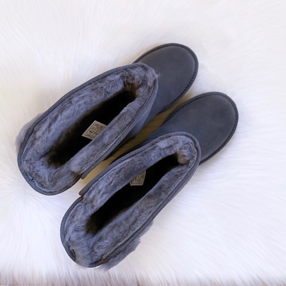 UGG Charcoal Suede Klea Boots - Picture 2 of 8